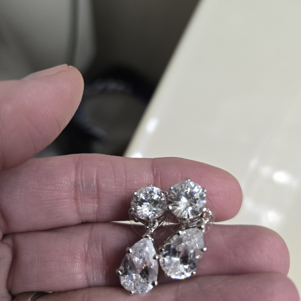 Elegant Silver Drop Earrings